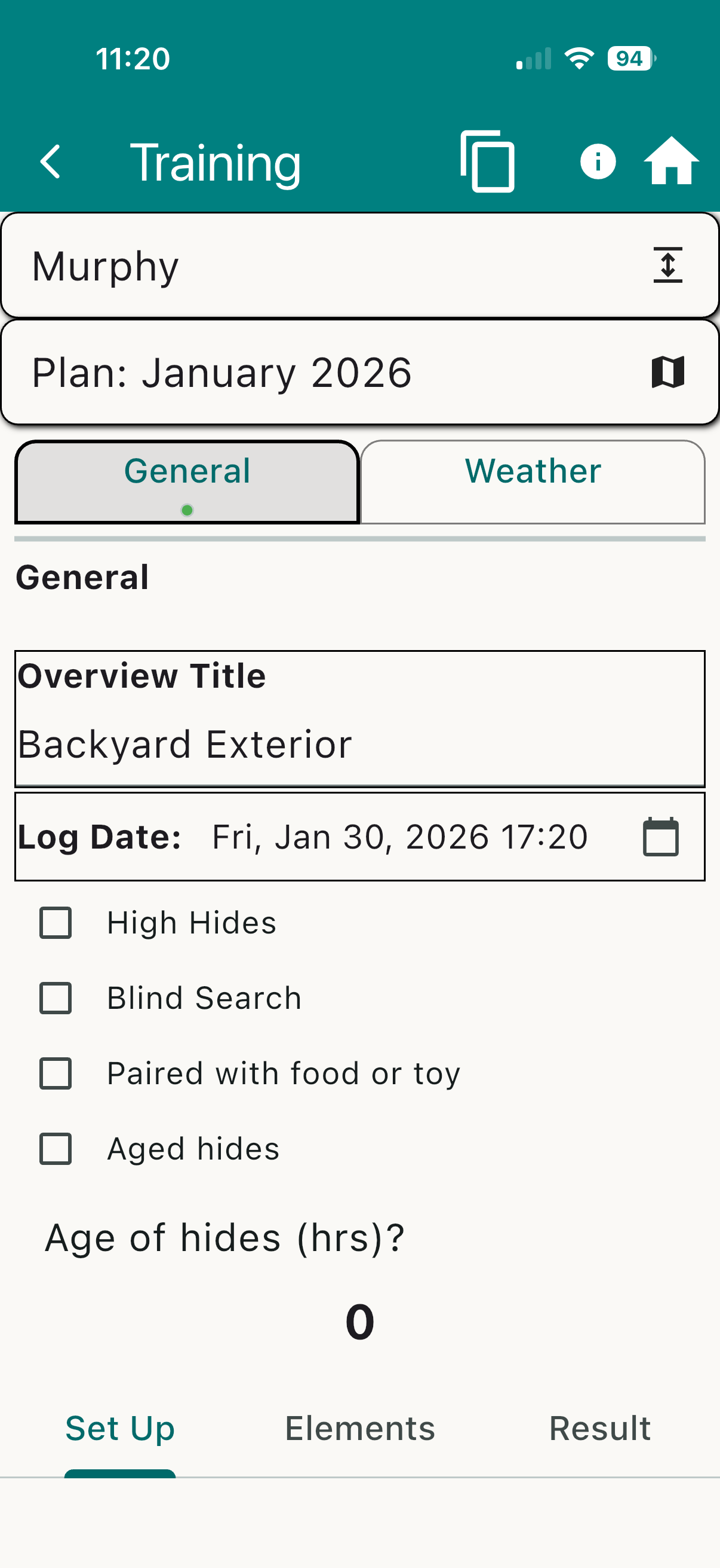 Canine Logbook screenshot 3